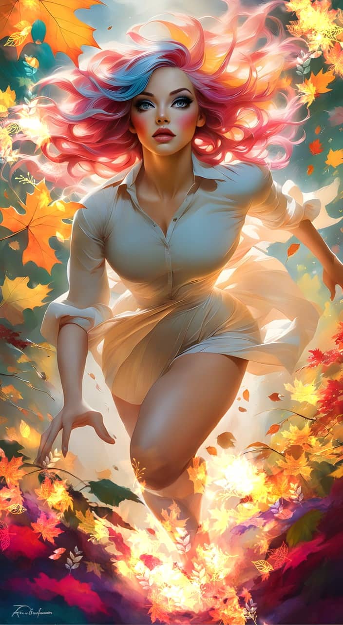 Autumn Alien Portrait